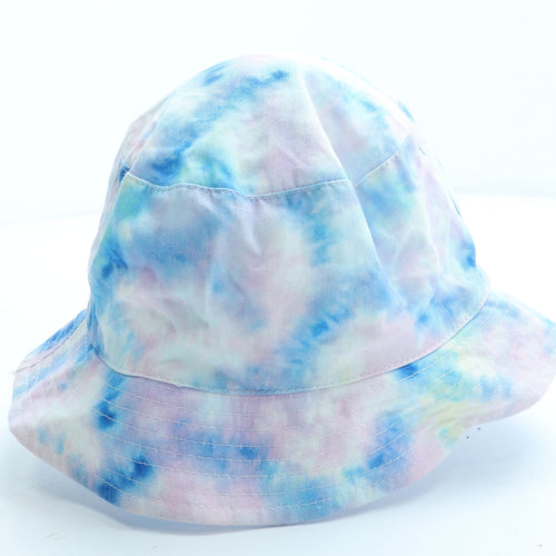 Primark Mens Multicoloured Geometric Cotton Bucket Hat One Size - MTV Tie Dye