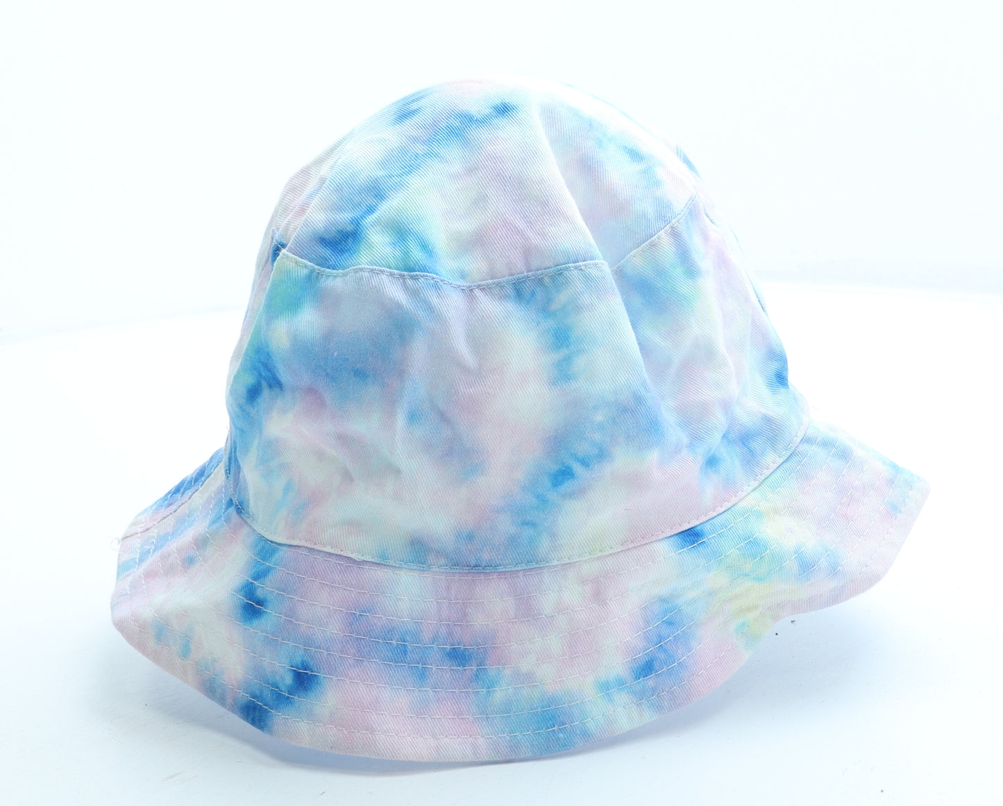 Primark Mens Multicoloured Geometric Cotton Bucket Hat One Size - MTV Tie Dye