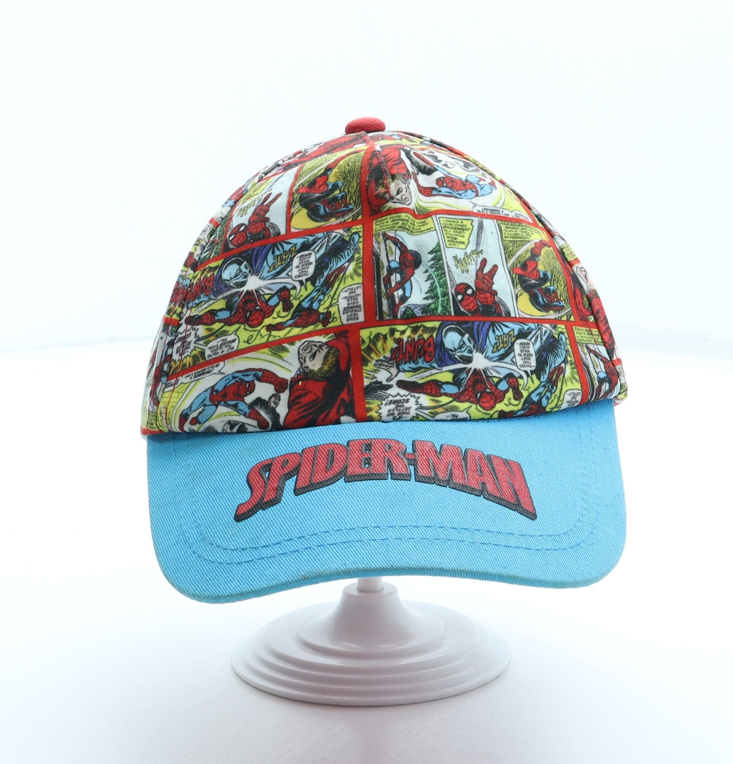 TU Boys Multicoloured Geometric Polyester Baseball Cap Size S - Marvel Spider-Man