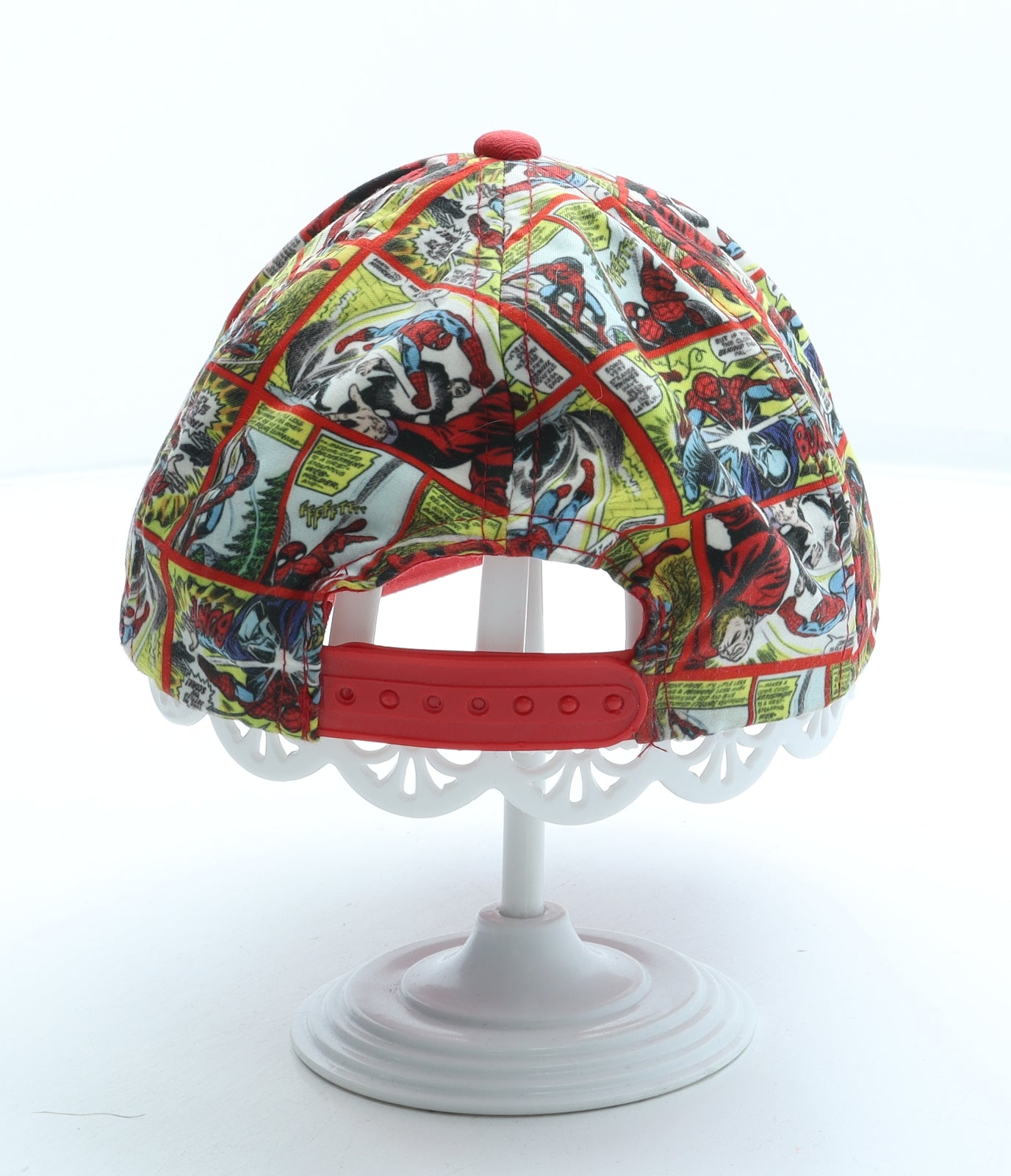 TU Boys Multicoloured Geometric Polyester Baseball Cap Size S - Marvel Spider-Man