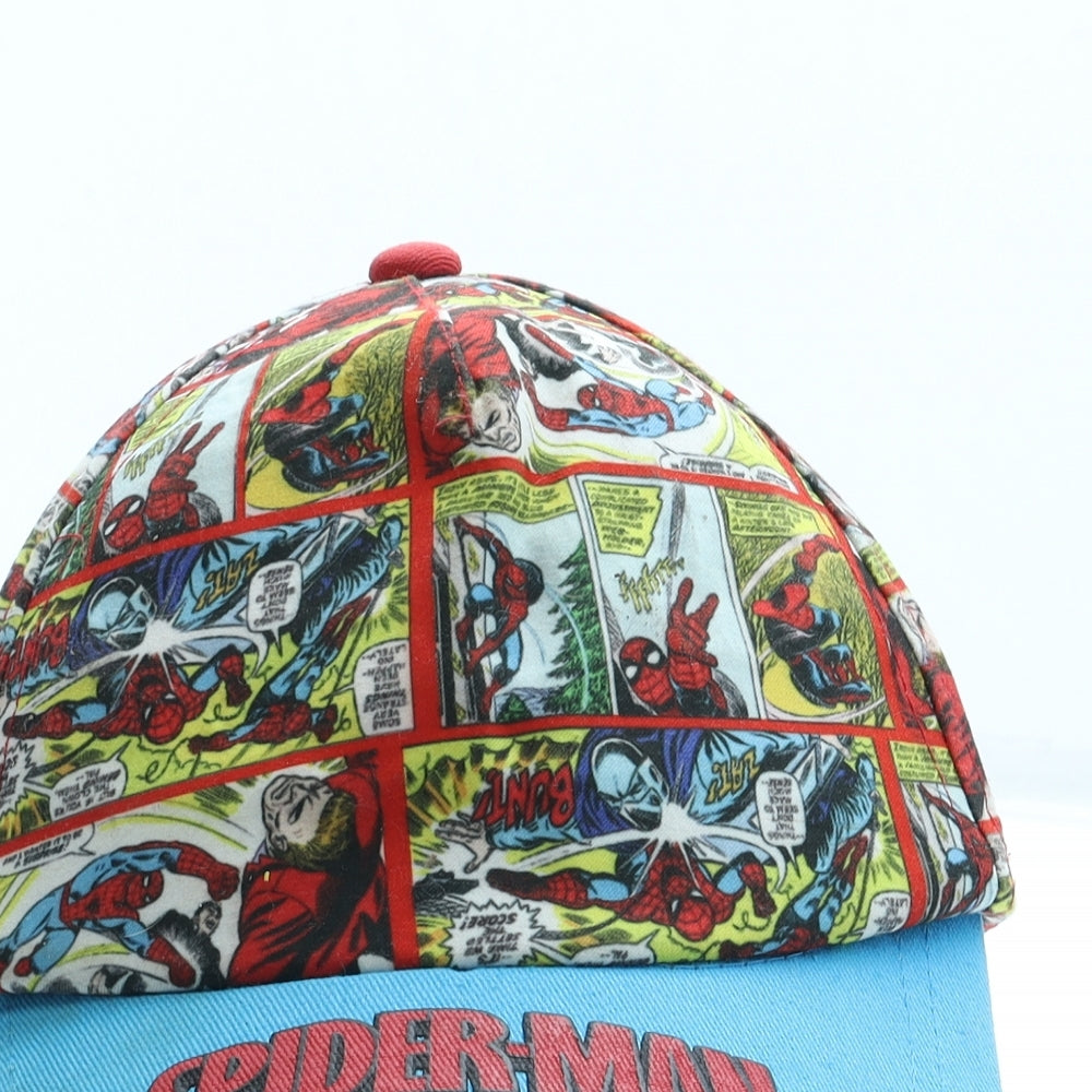 TU Boys Multicoloured Geometric Polyester Baseball Cap Size S - Marvel Spider-Man
