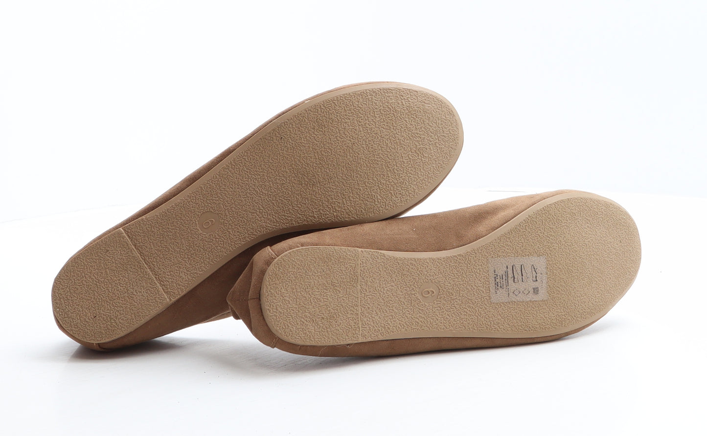 Sole Sensation Womens Brown Polyester Loafer Flat UK 6