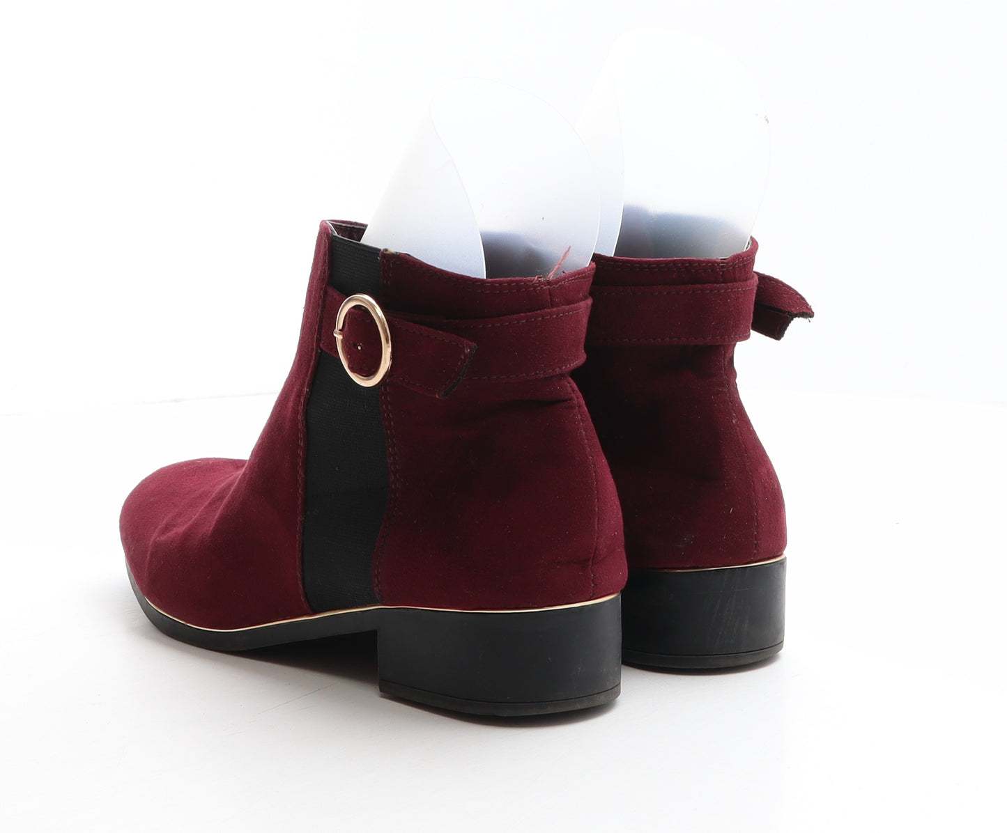 Primark Womens Red Polyester Chelsea Boot UK 7 40