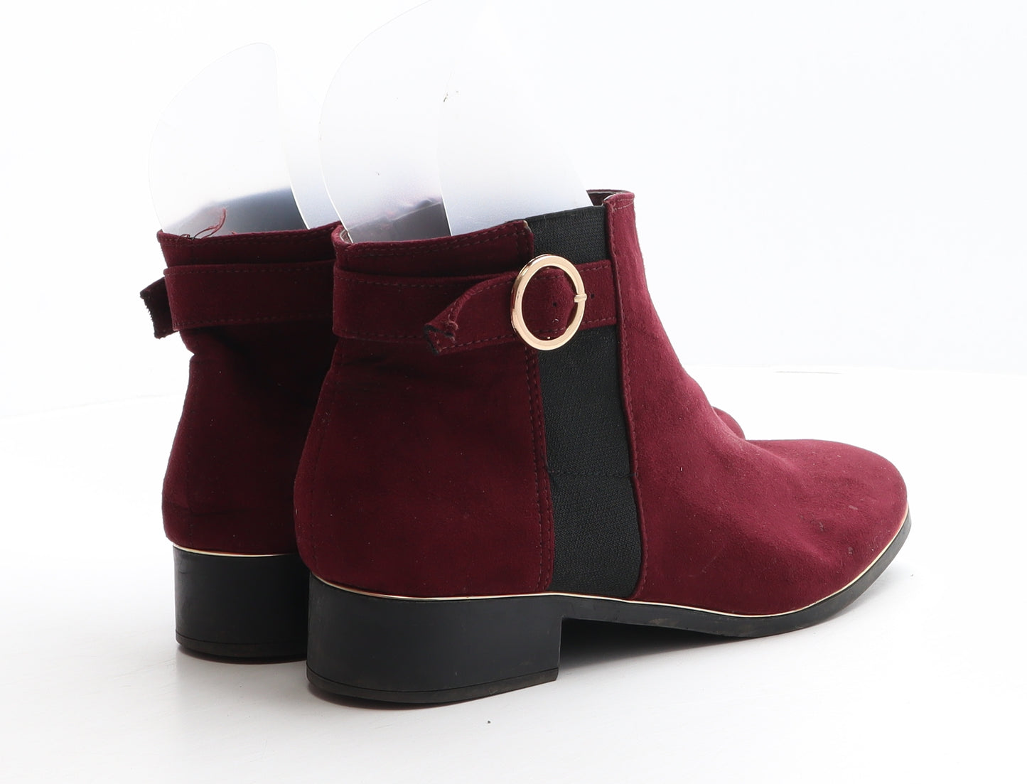 Primark Womens Red Polyester Chelsea Boot UK 7 40