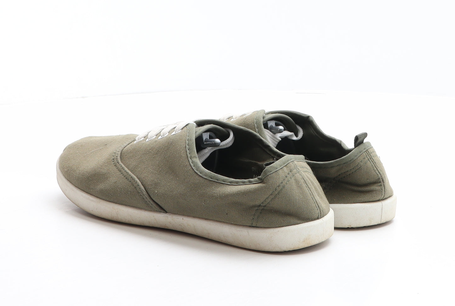 Primark Boys Green Fabric Trainer UK 6 39