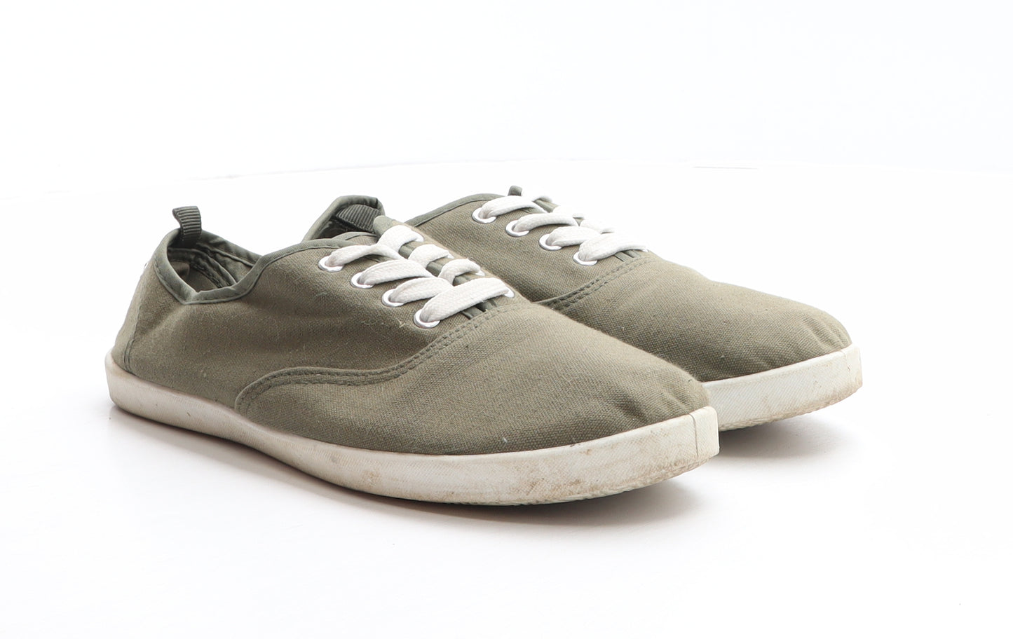 Primark Boys Green Fabric Trainer UK 6 39