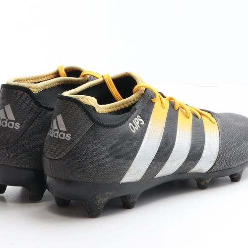 adidas Boys Black Synthetic Trainer UK 6 39.5