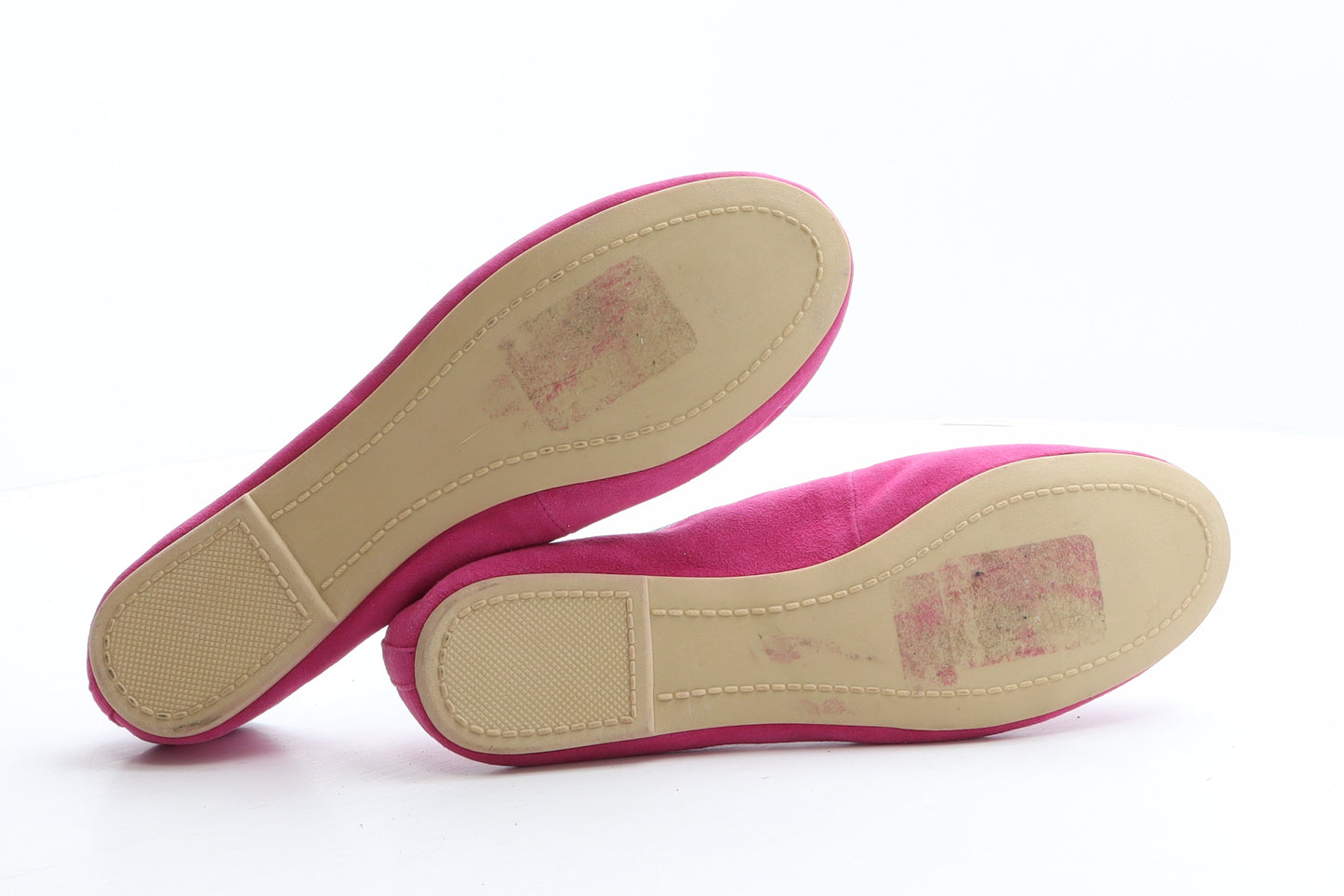 Limited collection Womens Pink Polyester Ballet Flat UK 6