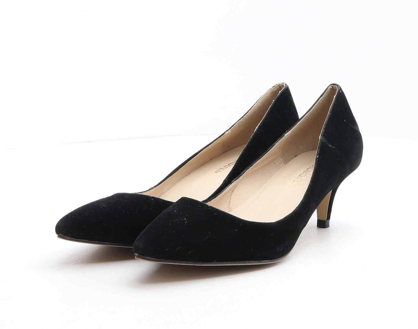 Loslandifen Womens Black Polyester Court Heel UK 6 39
