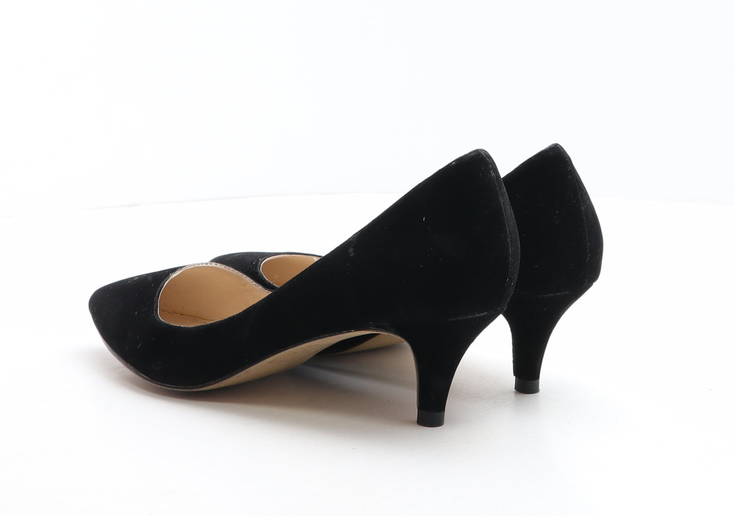Loslandifen Womens Black Polyester Court Heel UK 6 39