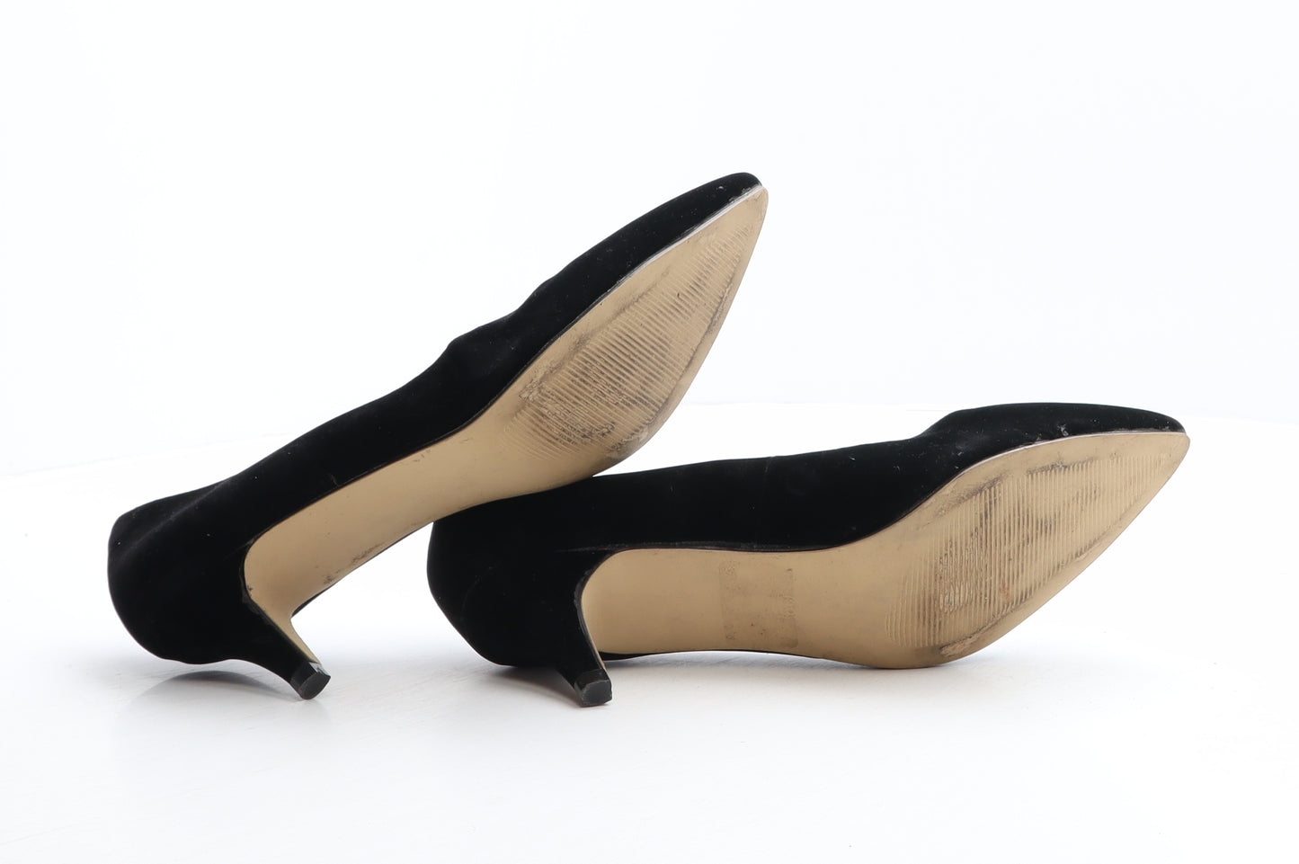 Loslandifen Womens Black Polyester Court Heel UK 6 39