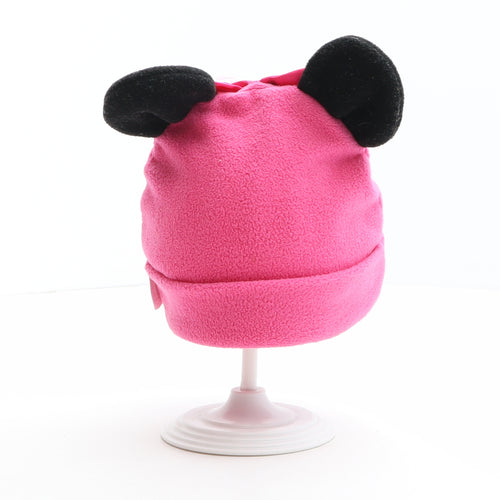 George Girls Pink Polyester Beanie One Size - Disney, Minnie Mouse