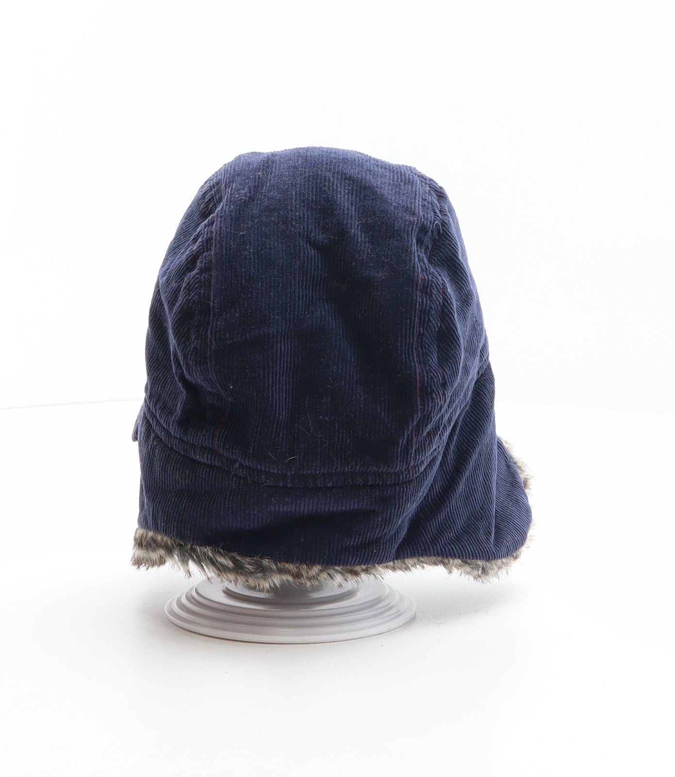 George Boys Blue Cotton Trapper Hat One Size