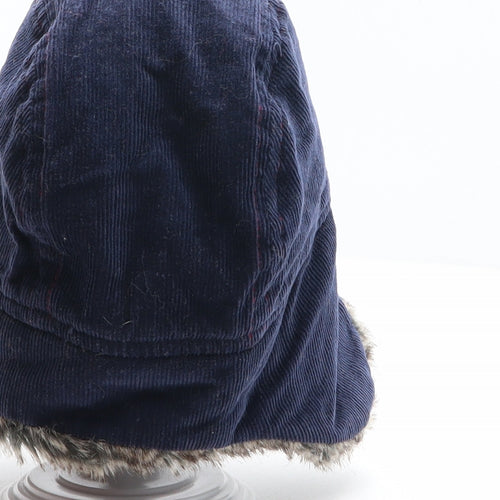 George Boys Blue Cotton Trapper Hat One Size