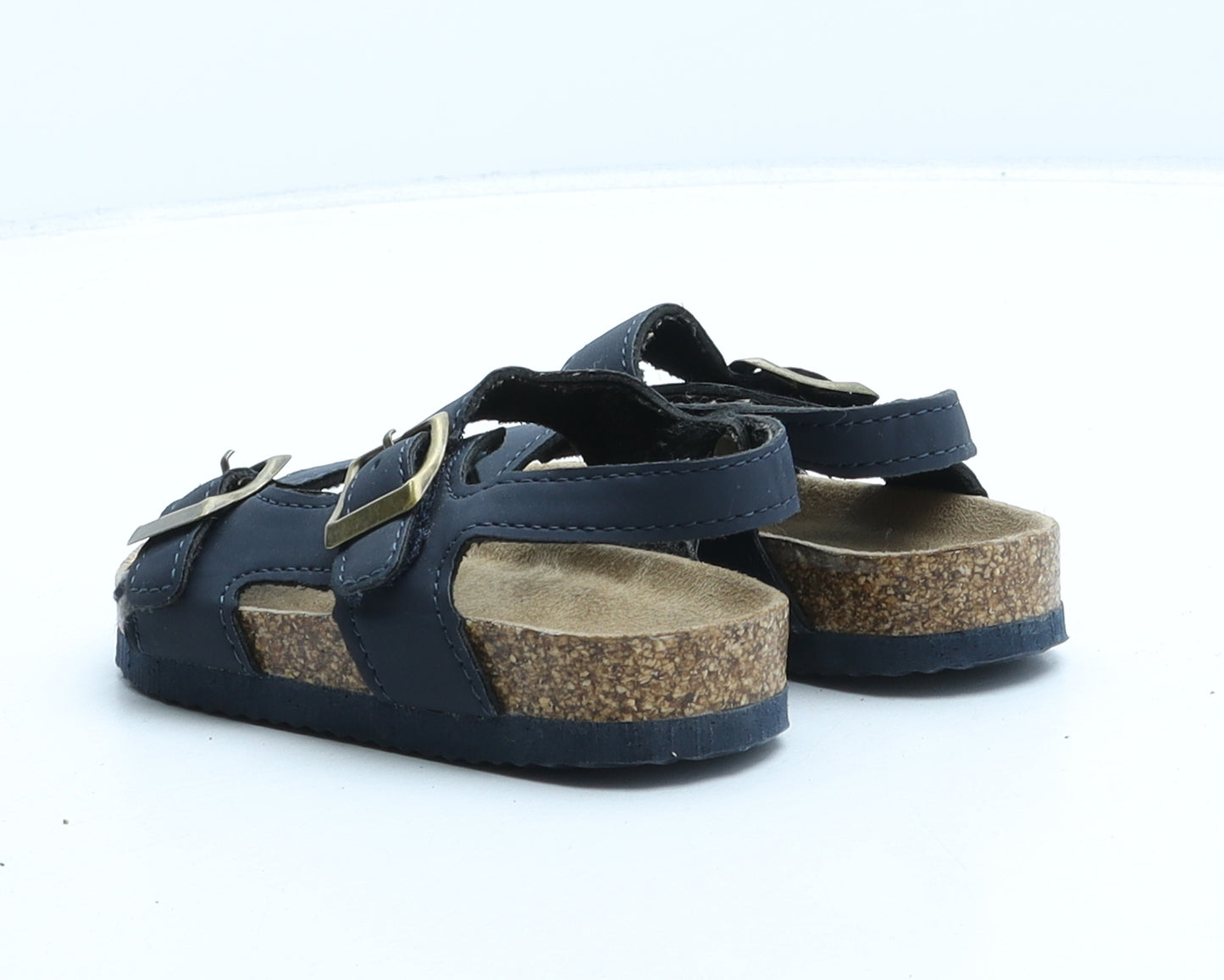 Primark Boys Black Synthetic Slip On Sandal UK 6