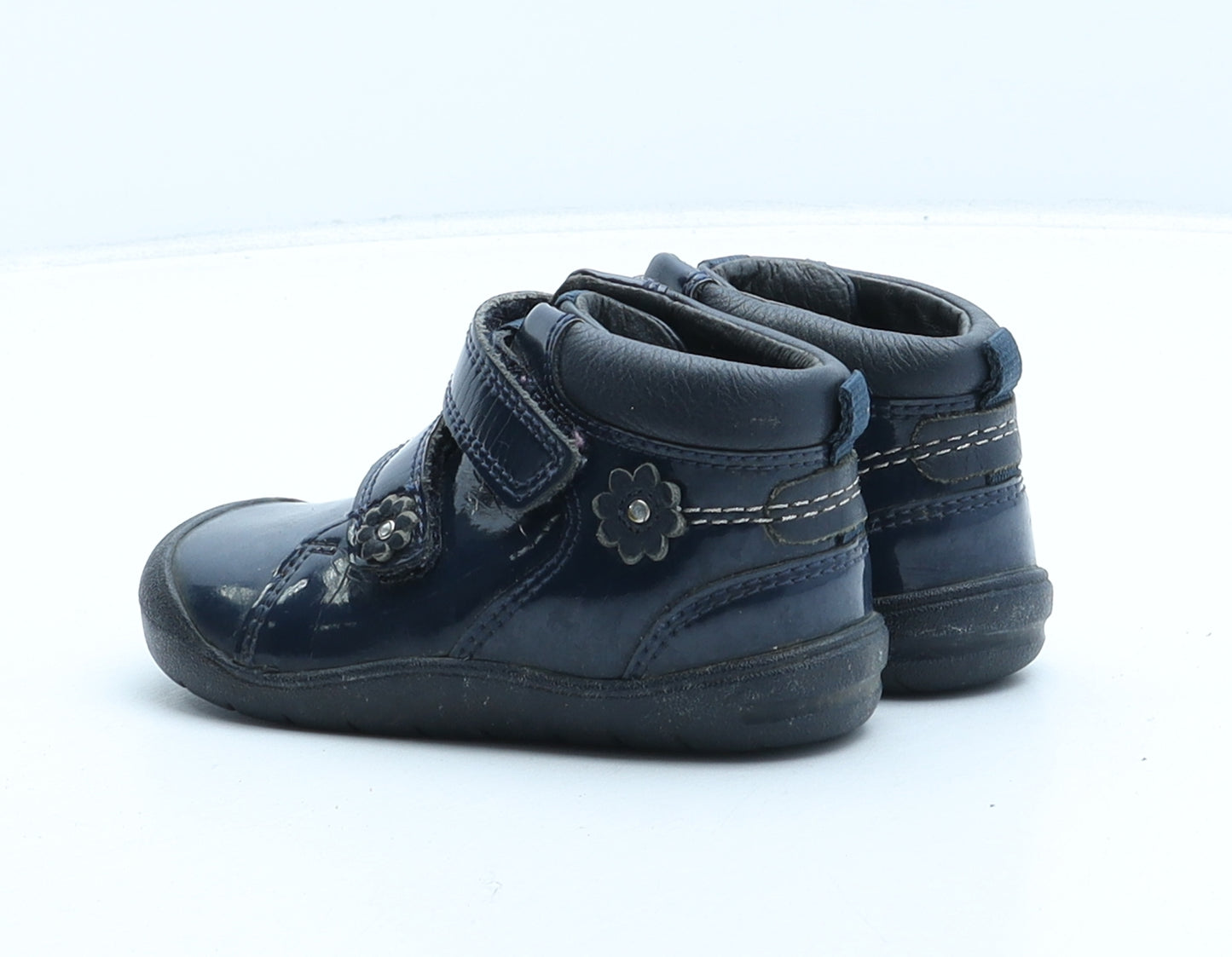 Start-Rite Girls Blue Floral Synthetic Bootie Boot UK 5