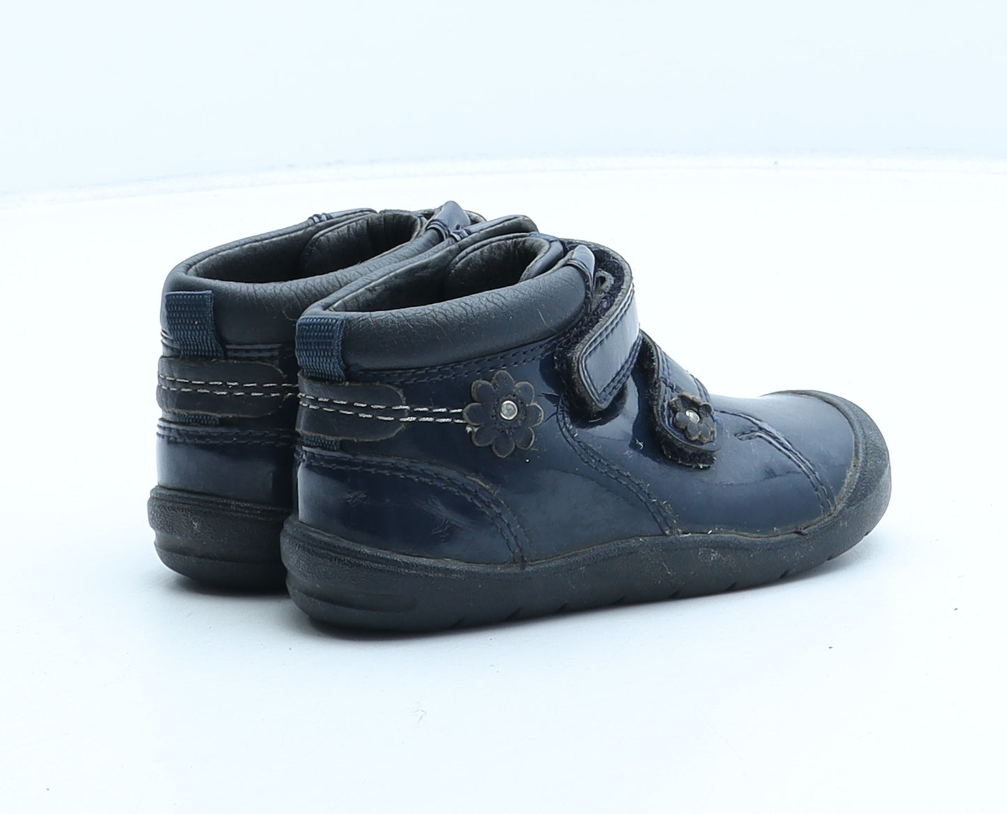 Start-Rite Girls Blue Floral Synthetic Bootie Boot UK 5