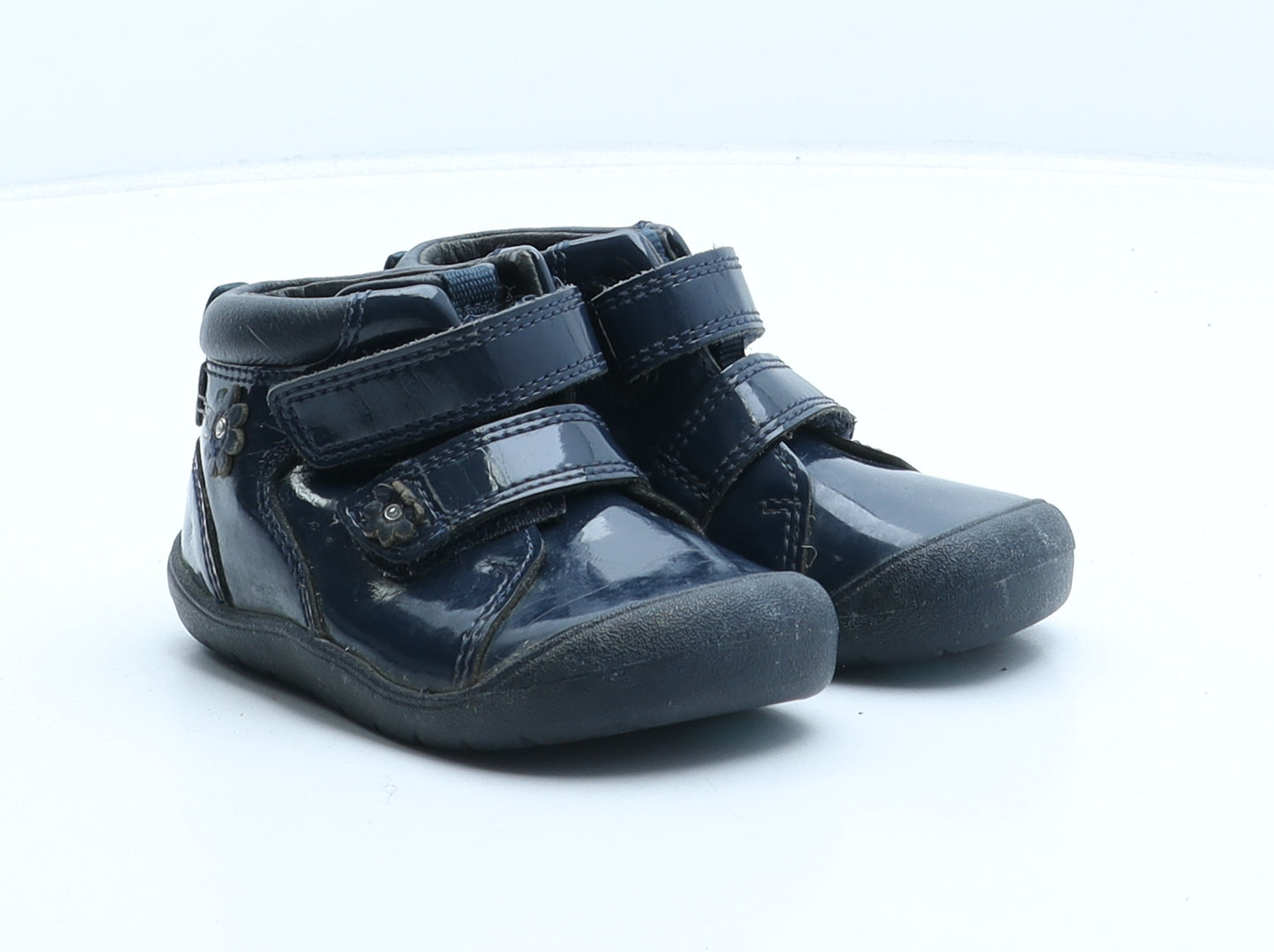 Start-Rite Girls Blue Floral Synthetic Bootie Boot UK 5