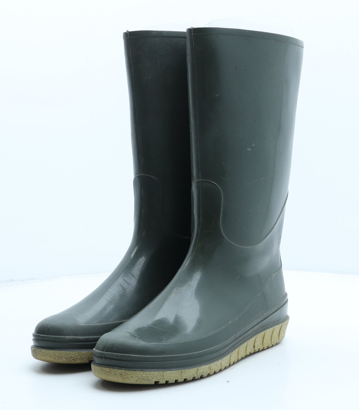 Preworn Mens Green Synthetic Wellies Boot UK 6 39