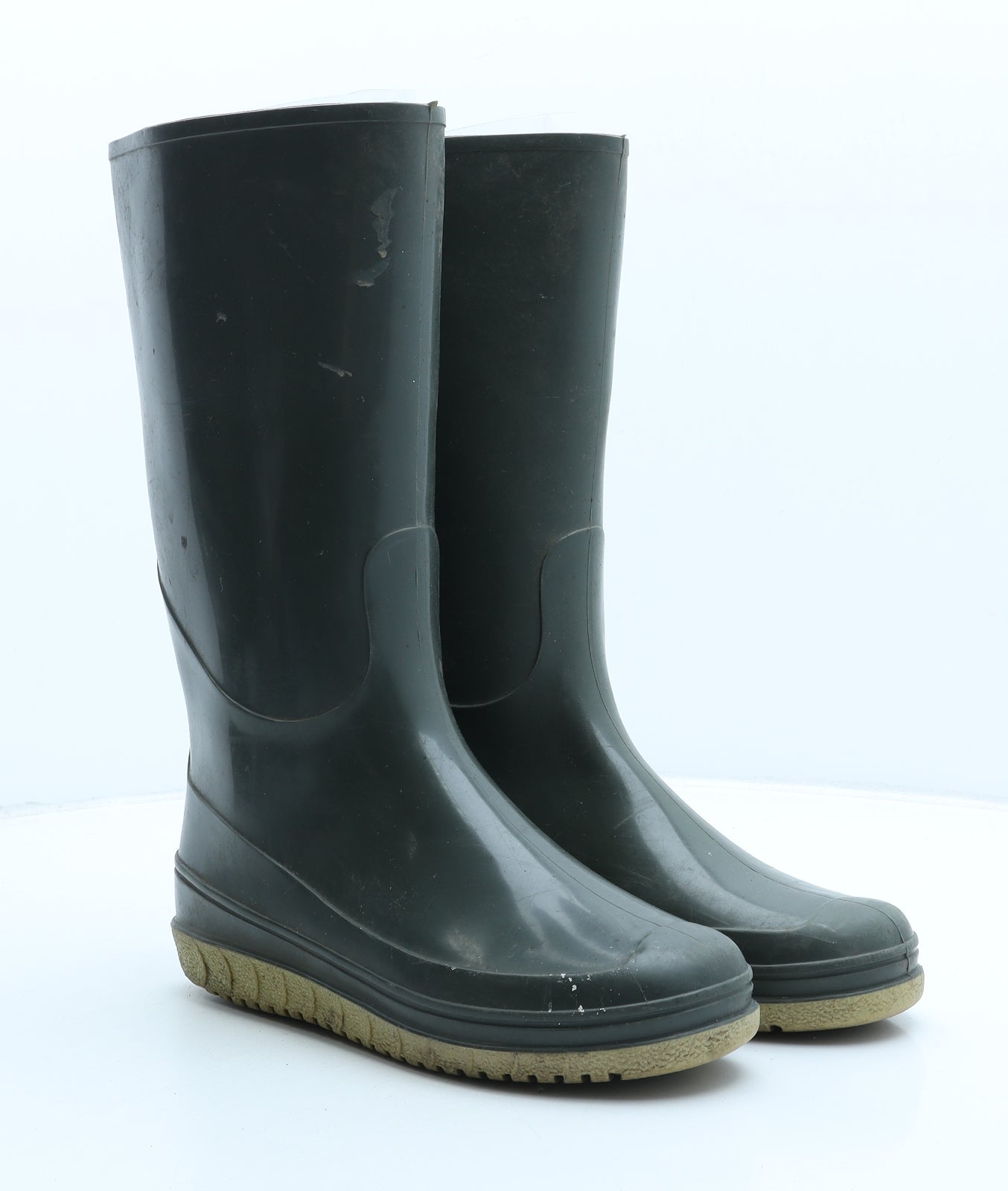 Preworn Mens Green Synthetic Wellies Boot UK 6 39