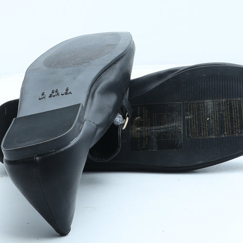 Atmosphere Womens Black Synthetic Loafer Casual UK 6