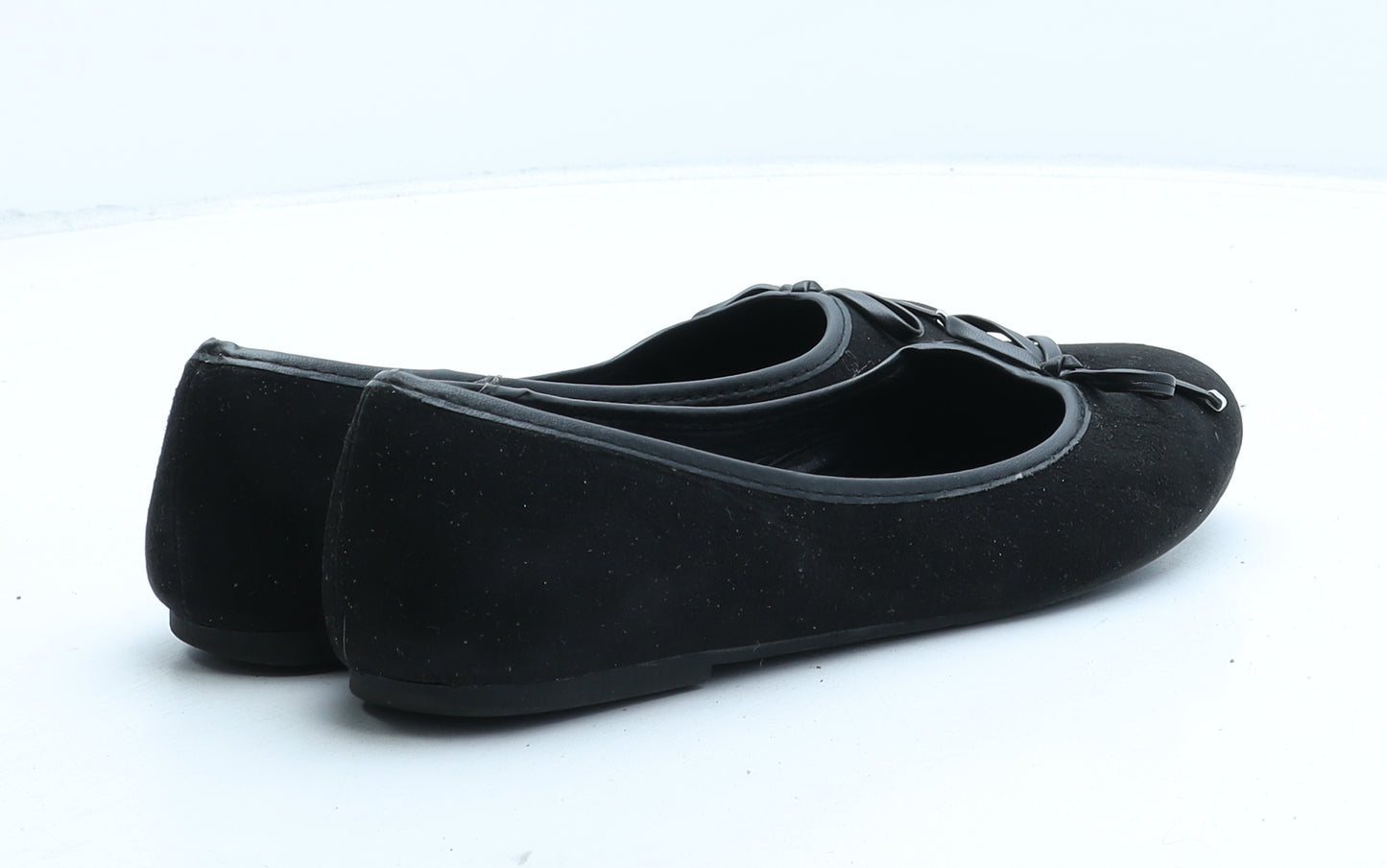 Very Womens Black Synthetic Ballet Flat UK 5