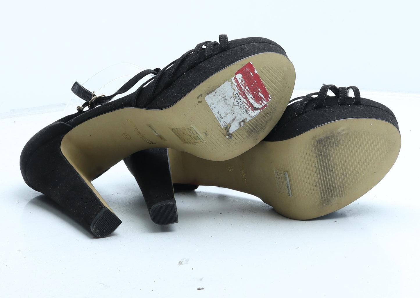 Prima Donna Womens Black Suede Platform Heel UK 7 40