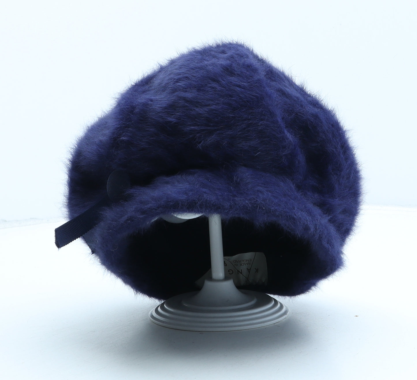 Kangol Womens Blue Angora Peaked Cap One Size
