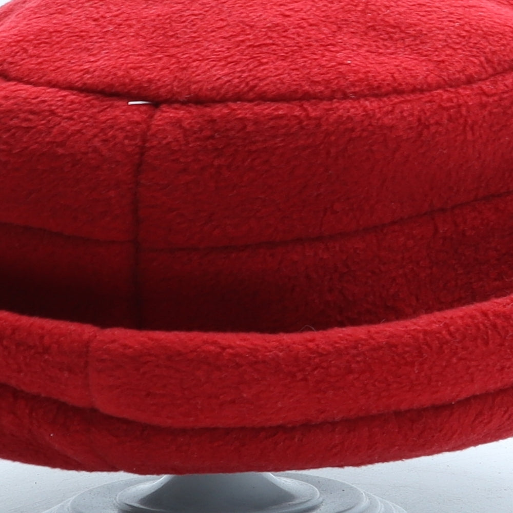 Enrico Pescatore Womens Red Polyester Cloche One Size