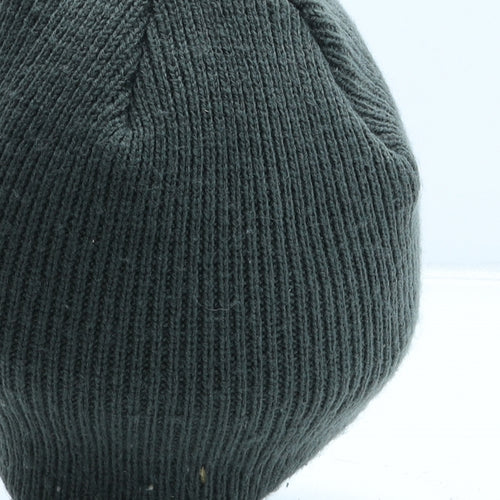 Peter Werth Mens Green Acrylic Beanie One Size