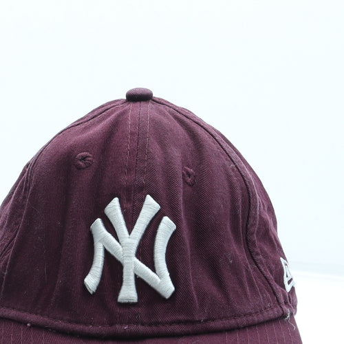 New Era Mens Purple Cotton Baseball Cap One Size - New York