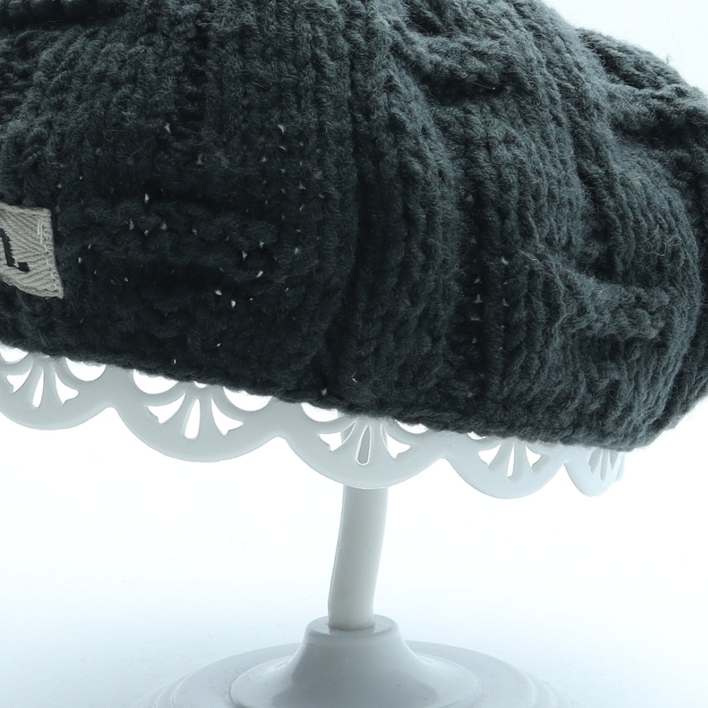 Bench Mens Grey Acrylic Flat Cap One Size - Logo