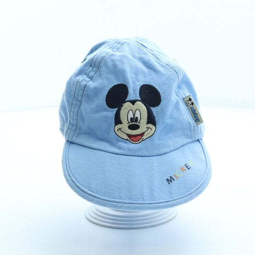 George Boys Blue Cotton Baseball Cap Size S - Mickey Mouse