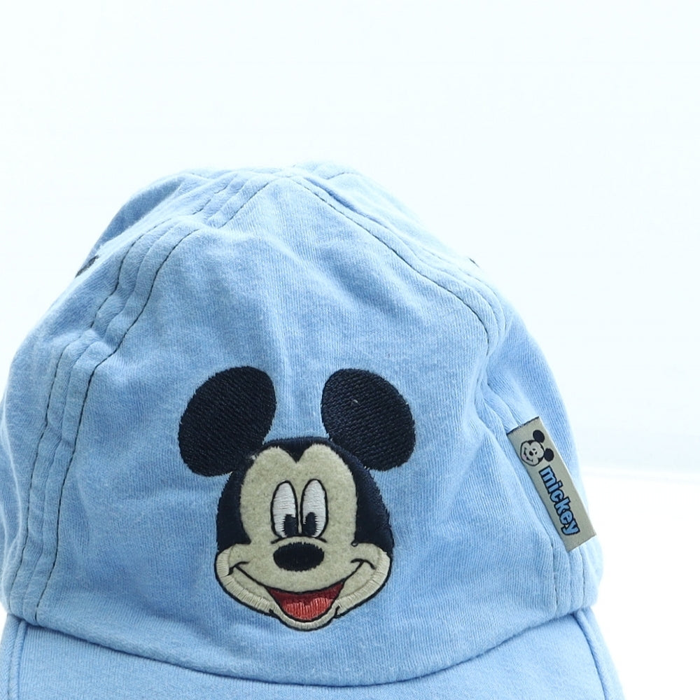 George Boys Blue Cotton Baseball Cap Size S - Mickey Mouse