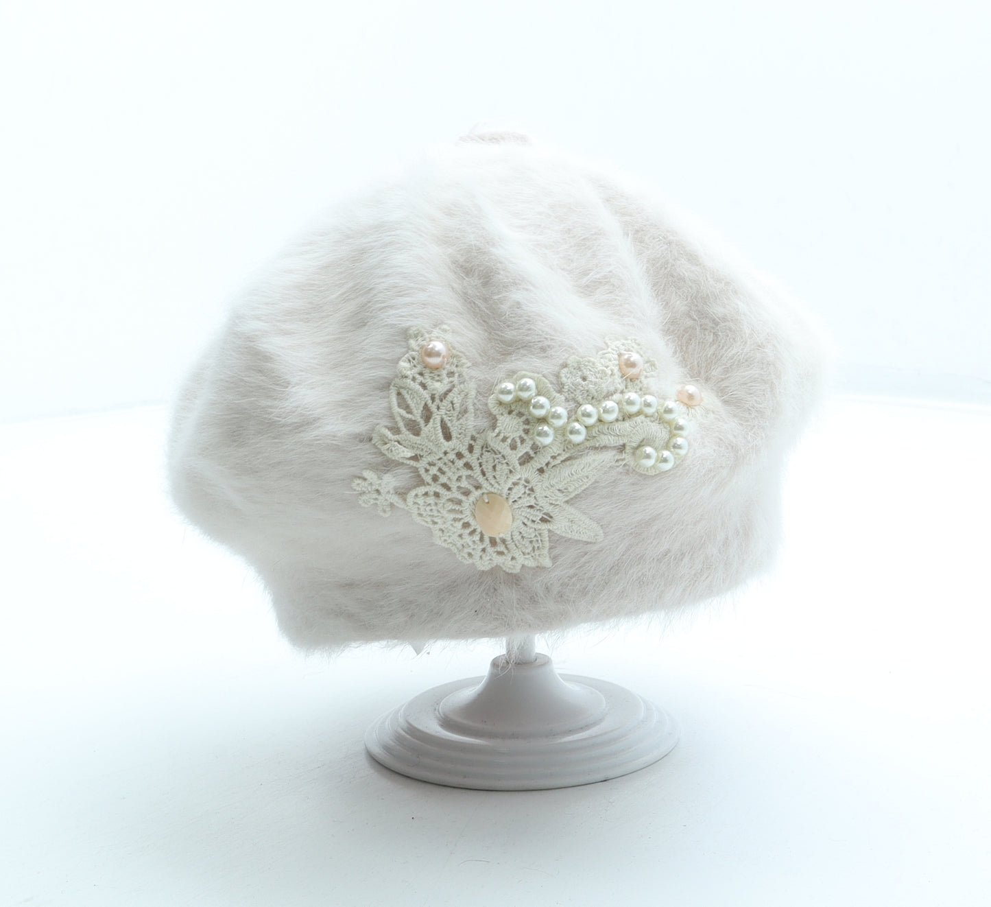 Marks and Spencer Womens Pink Polyamide Beret One Size