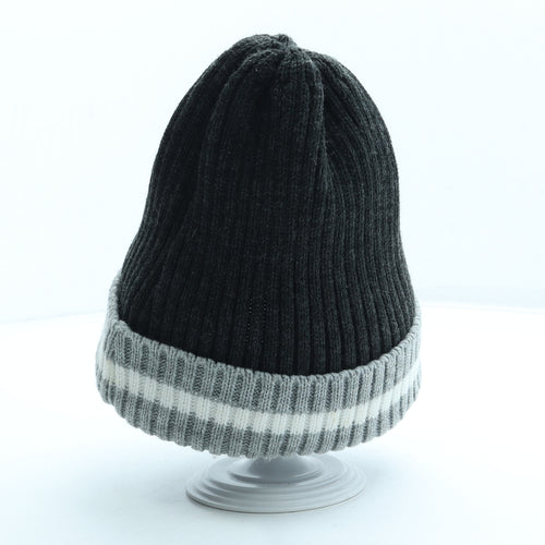 Primark Mens Grey Acrylic Beanie One Size
