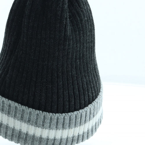 Primark Mens Grey Acrylic Beanie One Size