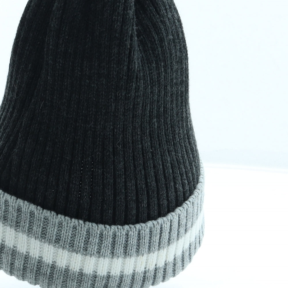 Primark Mens Grey Acrylic Beanie One Size
