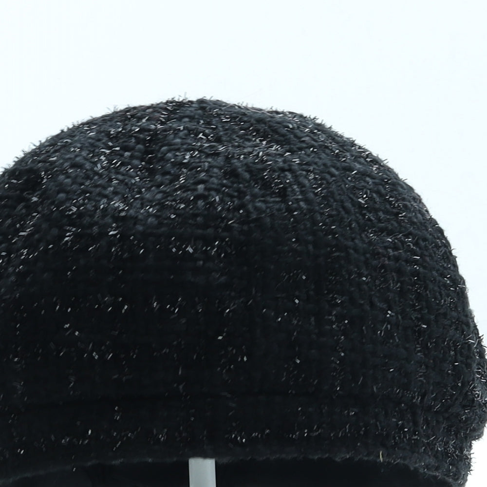 Jasper Conran Womens Black Acrylic Beret One Size