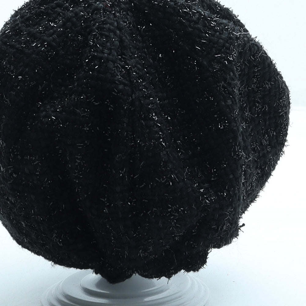 Jasper Conran Womens Black Acrylic Beret One Size