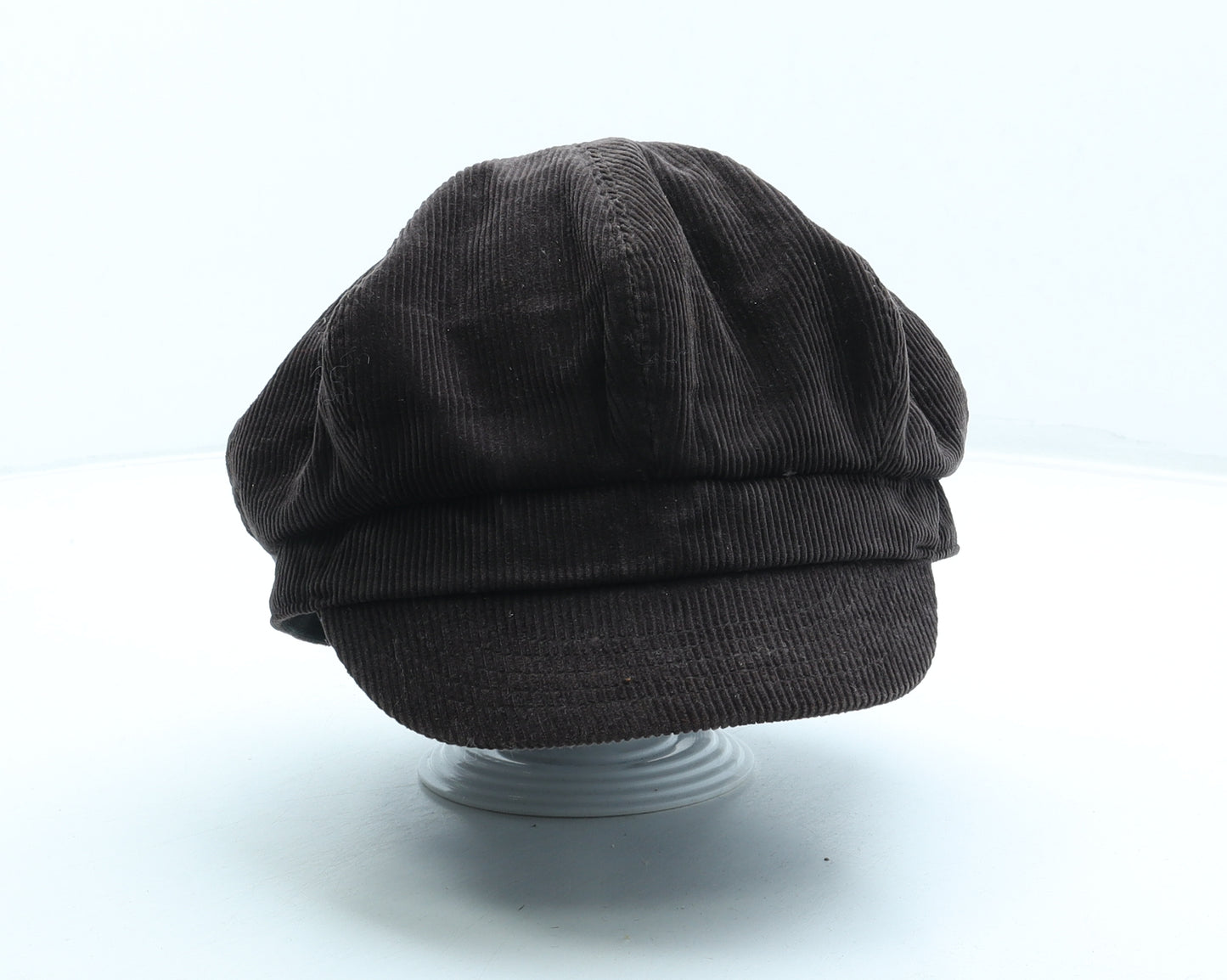 Preworn Womens Brown Cotton Peaked Cap Size L