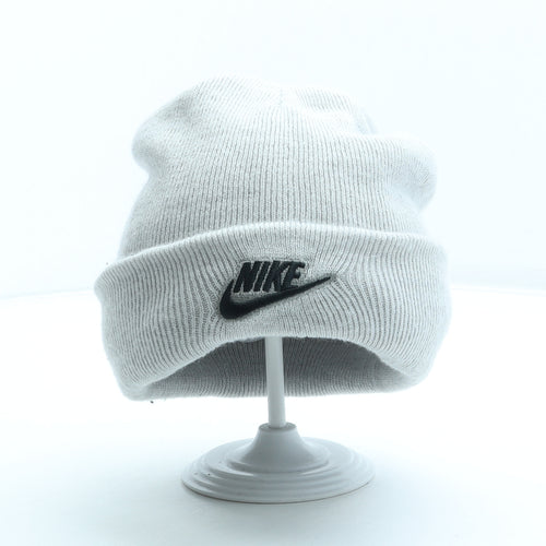 Nike Mens Grey Acrylic Beanie One Size