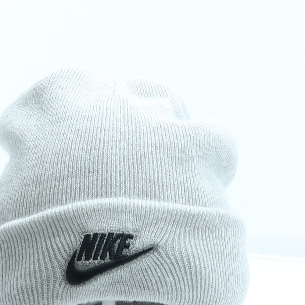 Nike Mens Grey Acrylic Beanie One Size