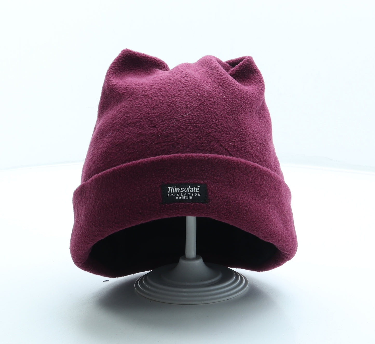 Thinsulate Womens Purple Polyester Beanie One Size