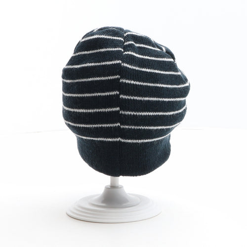 Pep&Co Boys Blue Striped Acrylic Beanie One Size