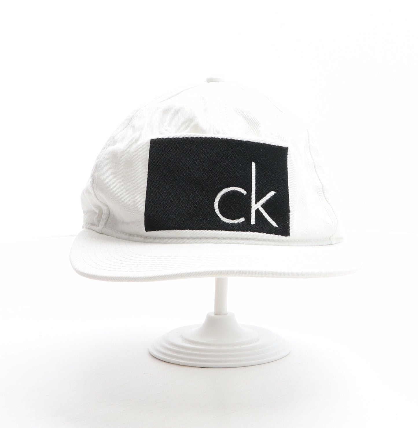 Calvin Klein Jeans Mens White Cotton Snapback Size S