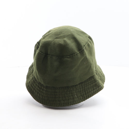 Preworn Boys Green 100% Cotton Bucket Hat One Size