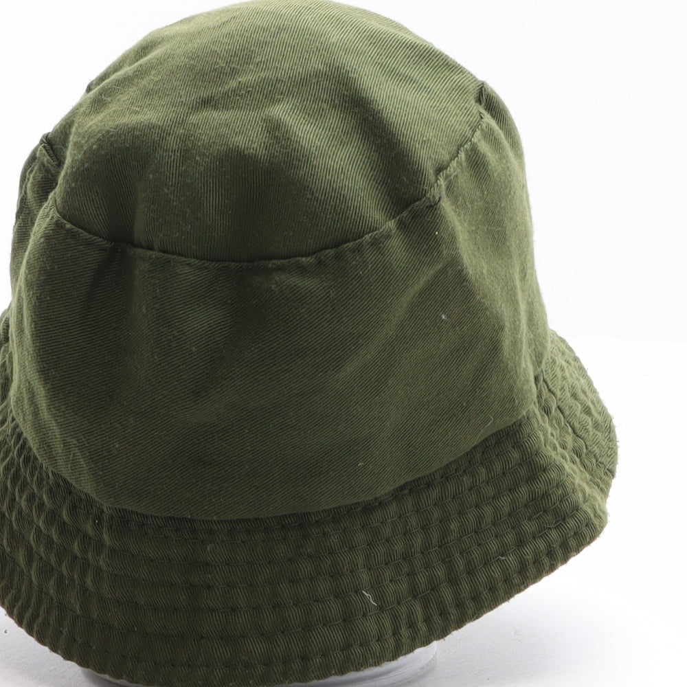 Preworn Boys Green 100% Cotton Bucket Hat One Size