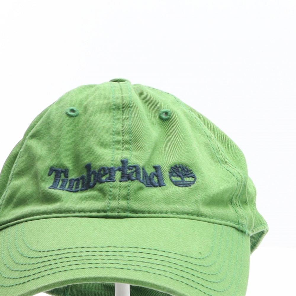 Timberland Mens Green Cotton Baseball Cap One Size