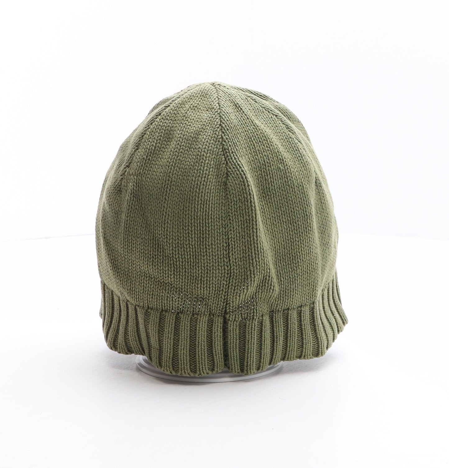 John Rocha Mens Green Acrylic Beanie One Size